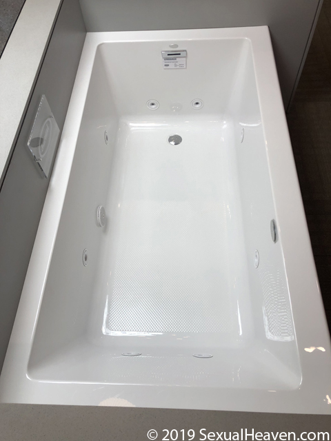 A bathtub.