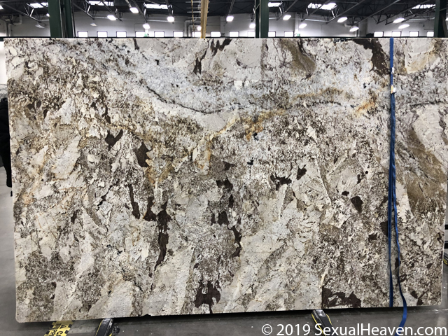 A slab of granite.